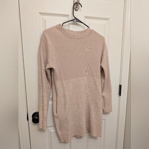 lululemon athletica Pink Ribbed Crew Neck Sweater